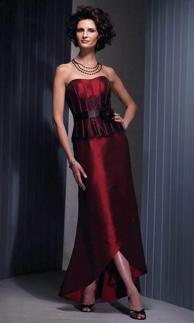 Cameron Blake By Mon Cheri - 210636 Taffeta Lace Dress With Jacket 3 Cameron Blake By Mon Cheri - 210636 Taffeta Lace Dress With Jacket