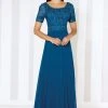 Cameron Blake By Mon Cheri - Dress In Persian Blue 116666 - 1 Pc Persian Blue In Size 8 Available