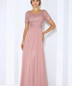 Cameron Blake By Mon Cheri - Dress In Silver 116666 - 1 Pc Silver In Size 4 Available Prom Dresses