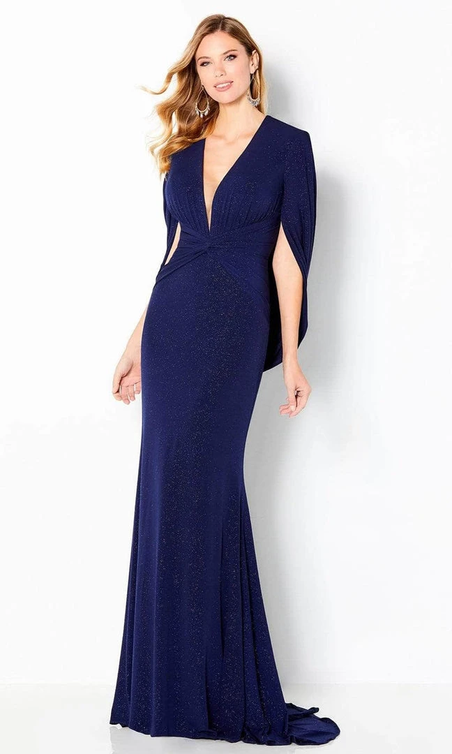 Formal Gowns Cameron Blake By Mon Cheri - Quarter Sleeve Evening Dress 220653 3 Formal Gowns Cameron Blake By Mon Cheri - Quarter Sleeve Evening Dress 220653