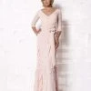 Formal Gowns Cameron Blake By Mon Cheri - V-Neck Chiffon A-line Dress 112649