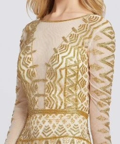 Cassandra Stone - 4724A Embellished Bateau Long Sleeves Dress Formal Gowns 7 Cassandra Stone - 4724A Embellished Bateau Long Sleeves Dress Formal Gowns