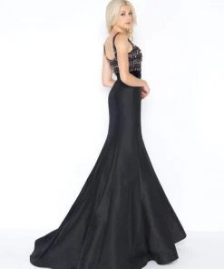 Cassandra Stone - 48761A Embellished Square Trumpet Dress 5 Cassandra Stone - 48761A Embellished Square Trumpet Dress