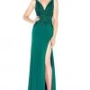 Cassandra Stone - 50484A Embellished V-neck Sheath Dress