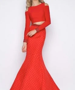 Cassandra Stone - 65906A Two Piece Gown Style