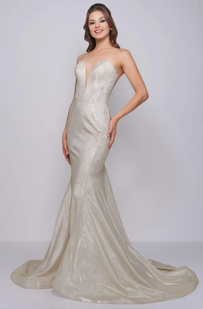 Cassandra Stone - 66918A Plunging Sweetheart Strapless Trumpet Gown Formal Gowns 3 Cassandra Stone - 66918A Plunging Sweetheart Strapless Trumpet Gown Formal Gowns