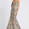 Cassandra Stone - 67366A Animal Print Strapless Sweetheart Trumpet Dress Formal Gowns