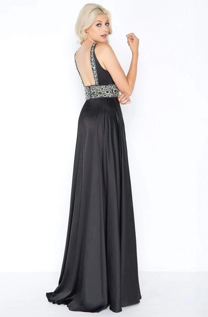 Formal Gowns Cassandra Stone - 77435A Rhinestone Accented Halter A-line Dress 7 Formal Gowns Cassandra Stone - 77435A Rhinestone Accented Halter A-line Dress