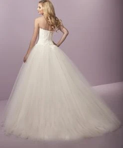 Christina Wu Brides - 18061 Strapless Sweetheart Lace Textured Ballgown Formal Gowns