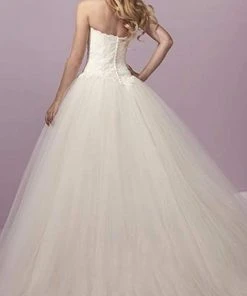 Christina Wu Brides - 18061 Strapless Sweetheart Lace Textured Ballgown Formal Gowns