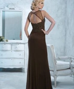 Christina Wu Elegance - 17766 Sleeveless Illusion Neckline Gown Formal Gowns