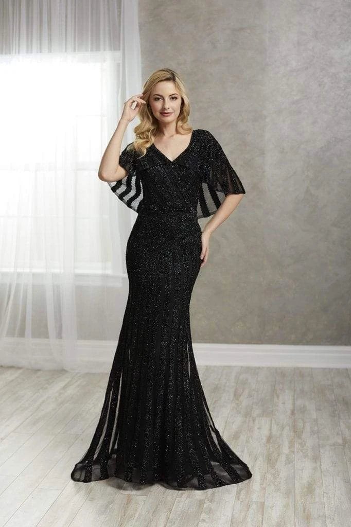 Christina Wu Elegance - 17948 Bedazzled V-neck Trumpet Dress Formal Gowns 3 Christina Wu Elegance - 17948 Bedazzled V-neck Trumpet Dress Formal Gowns