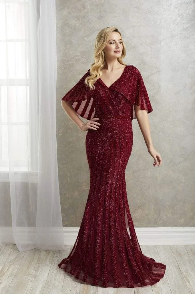 Christina Wu Elegance - 17948 Bedazzled V-neck Trumpet Dress Formal Gowns 5 Christina Wu Elegance - 17948 Bedazzled V-neck Trumpet Dress Formal Gowns