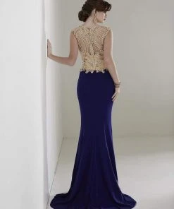 Formal Gowns Christina Wu Elegance - 20208 Beaded Bateau Jersey Mermaid Dress 5 Formal Gowns Christina Wu Elegance - 20208 Beaded Bateau Jersey Mermaid Dress