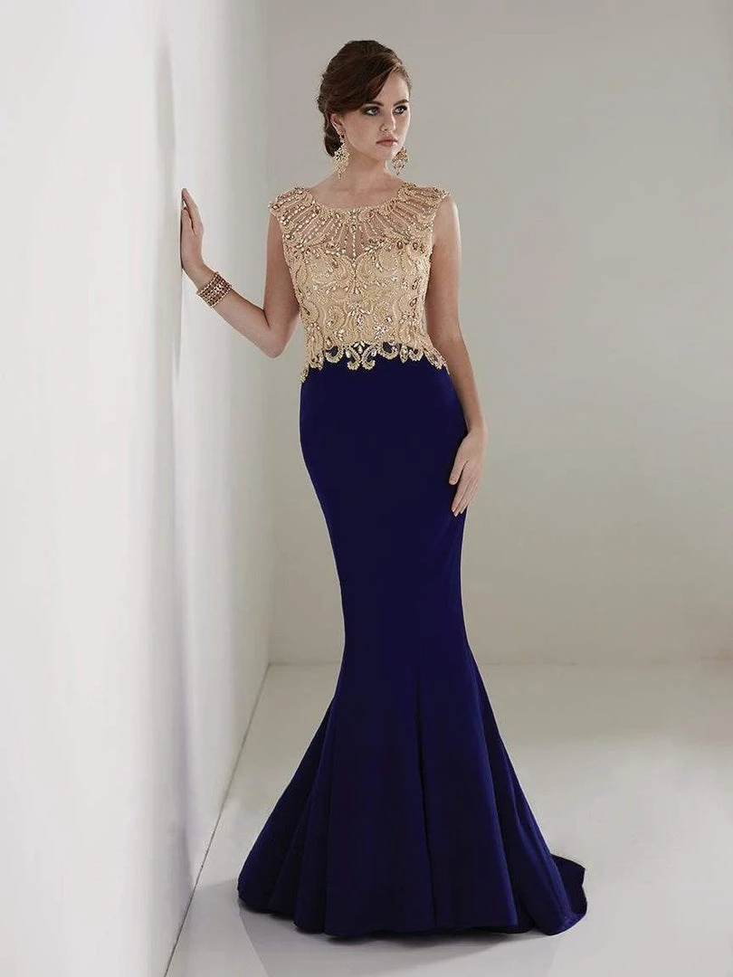 Formal Gowns Christina Wu Elegance - 20208 Beaded Bateau Jersey Mermaid Dress 3 Formal Gowns Christina Wu Elegance - 20208 Beaded Bateau Jersey Mermaid Dress