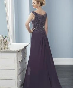 Christina Wu Elegance - 20230 Beaded Bateau Chiffon A-line Dress Formal Gowns 6 Christina Wu Elegance - 20230 Beaded Bateau Chiffon A-line Dress Formal Gowns