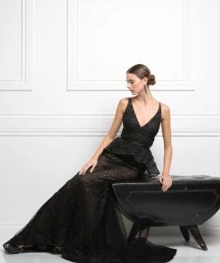 Cinderella Divine - 2209 Lace Embroidered Mermaid Dress Formal Gowns 6 Cinderella Divine - 2209 Lace Embroidered Mermaid Dress Formal Gowns