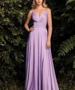 Cinderella Divine - 7472 Spaghetti Straps V Neck Wrap Satin Gown 29 Cinderella Divine - 7472 Spaghetti Straps V Neck Wrap Satin Gown