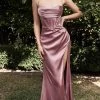 Cinderella Divine - 7483 Sleeveless Sweetheart Neck Long Gown Formal Gowns