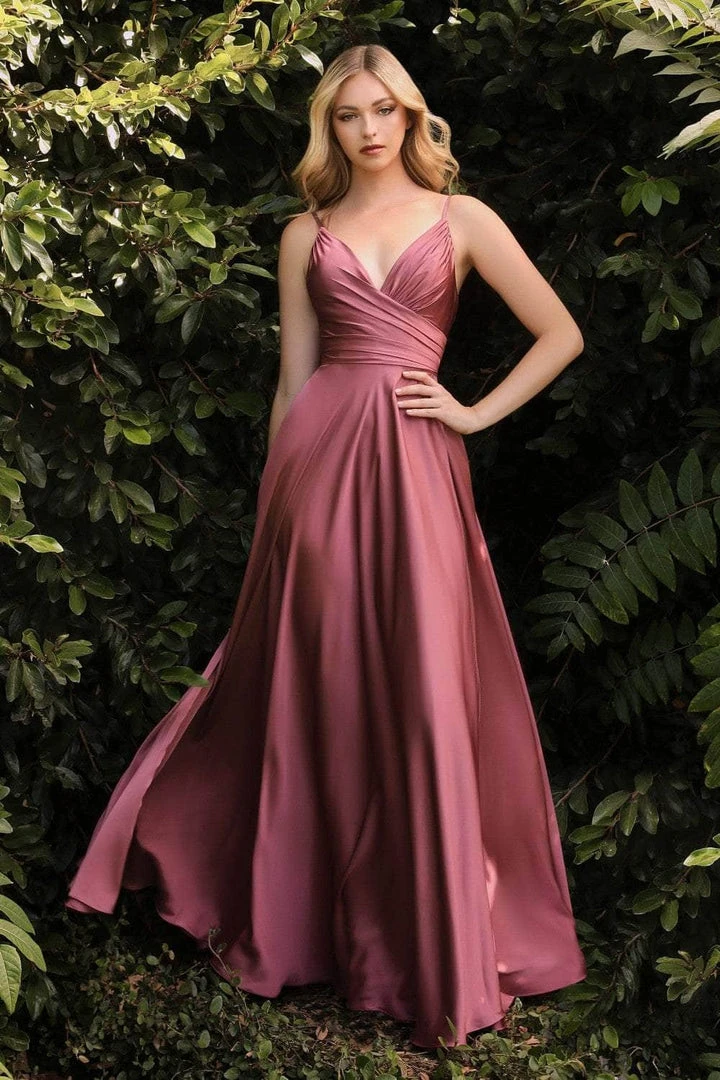 Formal Gowns Cinderella Divine - 7485 Long Satin A-Line Gown 7 Formal Gowns Cinderella Divine - 7485 Long Satin A-Line Gown