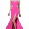Formal Gowns Cinderella Divine - 8780 Beaded Illusion Jewel Sheath Dress