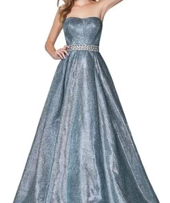 Formal Gowns Cinderella Divine - 9175 Strapless Semi-Sweetheart Beaded Ballgown 7 Formal Gowns Cinderella Divine - 9175 Strapless Semi-Sweetheart Beaded Ballgown