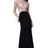 Formal Gowns Cinderella Divine - 959 Beaded Halter Neck Sheath Dress 2 Formal Gowns Cinderella Divine - 959 Beaded Halter Neck Sheath Dress
