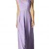 Cinderella Divine - Cap Sleeve Pleated Bodice A-Line Long Formal Dress Formal Gowns