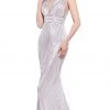 Cinderella Divine - CC1138 Embellished Deep V-neck Mermaid Gown Formal Gowns 1 Cinderella Divine - CC1138 Embellished Deep V-neck Mermaid Gown Formal Gowns