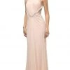Cinderella Divine - CD019 Metallic Beaded Midriff Cutout Sheath Gown 2 Cinderella Divine - CD019 Metallic Beaded Midriff Cutout Sheath Gown