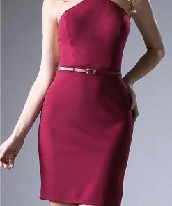 Cocktail Dresses Cinderella Divine - CF076S Sleeveless Halter Neck Cocktail Dress 11 Cocktail Dresses Cinderella Divine - CF076S Sleeveless Halter Neck Cocktail Dress