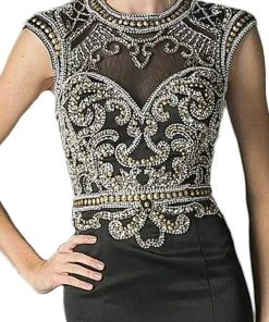 Cinderella Divine - CK21 Embellished Fitted Mermaid Evening Gown 9 Cinderella Divine - CK21 Embellished Fitted Mermaid Evening Gown