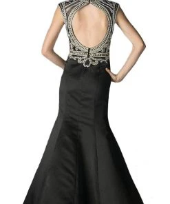 Cinderella Divine - CK21 Embellished Fitted Mermaid Evening Gown 10 Cinderella Divine - CK21 Embellished Fitted Mermaid Evening Gown