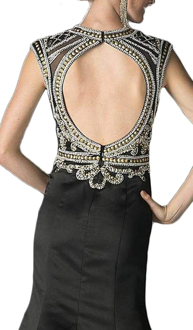 Cinderella Divine - CK21 Embellished Fitted Mermaid Evening Gown 6 Cinderella Divine - CK21 Embellished Fitted Mermaid Evening Gown