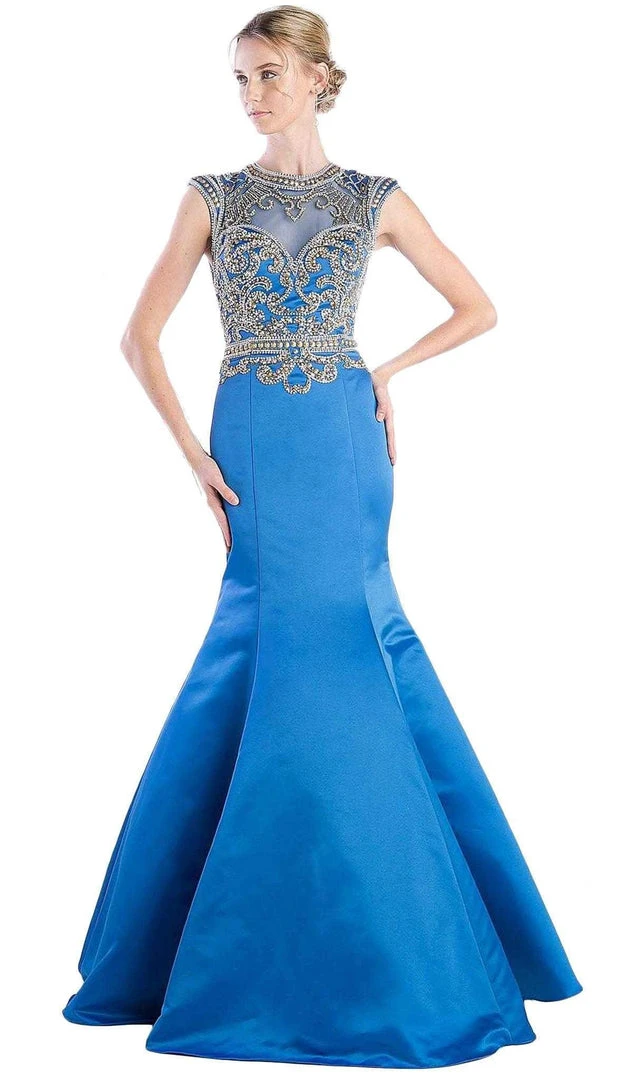 Cinderella Divine - CK21 Embellished Fitted Mermaid Evening Gown 7 Cinderella Divine - CK21 Embellished Fitted Mermaid Evening Gown