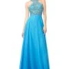 Cinderella Divine - CR730 Jewel Beaded A-line Long Dress