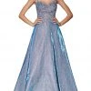 Formal Gowns Cinderella Divine - CR831 Beaded V-Neck A-Line Gown 1 Formal Gowns Cinderella Divine - CR831 Beaded V-Neck A-Line Gown