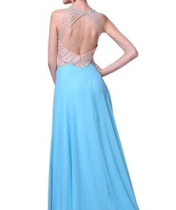 Cinderella Divine - Crystal Embellished A-Line Evening Gown Formal Gowns 11 Cinderella Divine - Crystal Embellished A-Line Evening Gown Formal Gowns