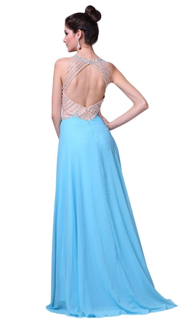Cinderella Divine - Crystal Embellished A-Line Evening Gown Formal Gowns 7 Cinderella Divine - Crystal Embellished A-Line Evening Gown Formal Gowns