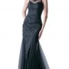 Formal Gowns Cinderella Divine - Embellished Bateau Trumpet Dress 1 Formal Gowns Cinderella Divine - Embellished Bateau Trumpet Dress