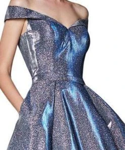 Cinderella Divine - Glitter Off-Shoulder Ballgown CB0036 8 Cinderella Divine - Glitter Off-Shoulder Ballgown CB0036
