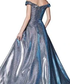 Cinderella Divine - Glitter Off-Shoulder Ballgown CB0036 9 Cinderella Divine - Glitter Off-Shoulder Ballgown CB0036