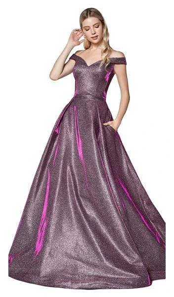 Cinderella Divine - Glitter Off-Shoulder Ballgown CB0036 7 Cinderella Divine - Glitter Off-Shoulder Ballgown CB0036