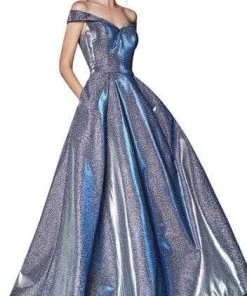 Cinderella Divine - Glitter Off-Shoulder Ballgown CB0036