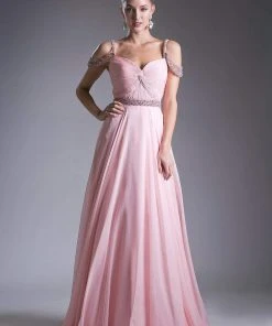 Formal Gowns Cinderella Divine - P211 Embellished Twisted Ruched Sweetheart A-line Dress 16 Formal Gowns Cinderella Divine - P211 Embellished Twisted Ruched Sweetheart A-line Dress