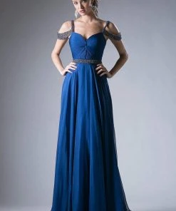 Formal Gowns Cinderella Divine - P211 Embellished Twisted Ruched Sweetheart A-line Dress 18 Formal Gowns Cinderella Divine - P211 Embellished Twisted Ruched Sweetheart A-line Dress