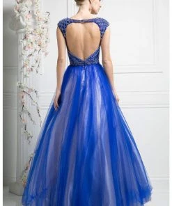 Cinderella Divine - S5239 Princess-Like Long Ballgown Formal Gowns