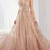 Cinderella Divine - Sequin Embellished A-Line Prom Dress C32 - 1 Pc Rose Gold In Size 8 Available Formal Gowns 2 Cinderella Divine - Sequin Embellished A-Line Prom Dress C32 - 1 Pc Rose Gold In Size 8 Available Formal Gowns