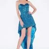 Cinderella Divine - Sequined Sweetheart High Low A-line Dress Cocktail Dresses 1 Cinderella Divine - Sequined Sweetheart High Low A-line Dress Cocktail Dresses