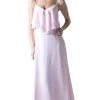 Cinderella Divine - Sleeveless Ruffled Bodice Chiffon A-Line Long Formal Dress Formal Gowns
